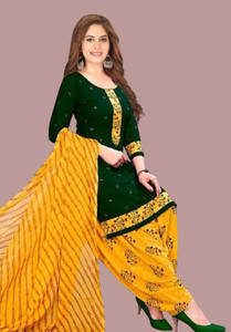 HONEYFASHION SURAT Crepe Printed Salwar Suit Material