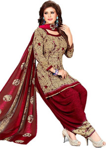 THIRA Crepe Printed Salwar Suit Material