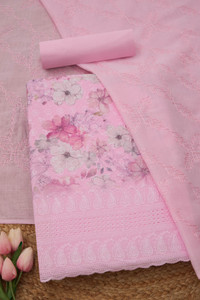 soch Cotton Blend Floral Print Salwar Suit Material