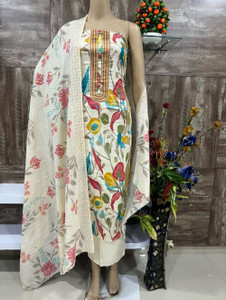Meghdoot Textiles Pure Cotton Printed Salwar Suit Material