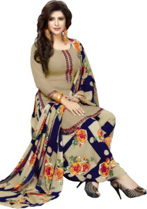 THIRA Crepe Printed Salwar Suit Material