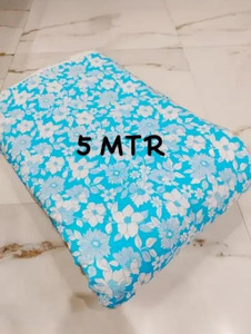 N A Attire Cotton Blend Floral Print Suit Fabric