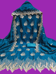 Stylebhawani Net/Lace Embroidered Salwar Suit Material