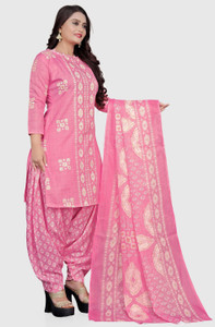 Merira Cotton Blend Printed Salwar Suit Material