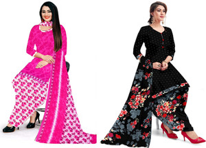 Sthit Crepe Printed Salwar Suit Material