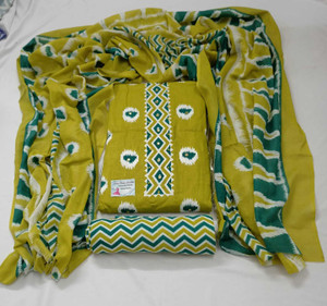 Shree paras creation Pure Cotton Floral Print, Printed Salwar Suit Material