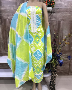 SILKORA Pure Cotton Printed Salwar Suit Material