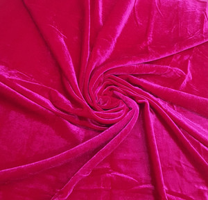 Megumi Velvet Solid Multi-purpose Fabric