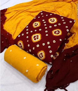 WINSSUTRA Pure Cotton Self Design Kurta & Churidar Material