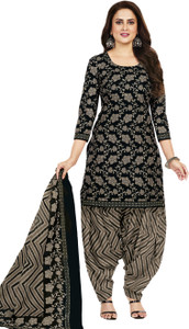 Miraan Cotton Blend Printed Salwar Suit Material