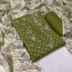 dastoori Pure Cotton Printed Salwar Suit Material