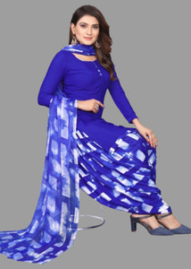 THIRA Crepe Printed Salwar Suit Material