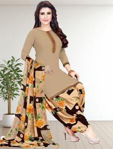 YASHIKA Crepe Printed Salwar Suit Material