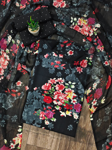 ANAND Crepe Printed Salwar Suit Material