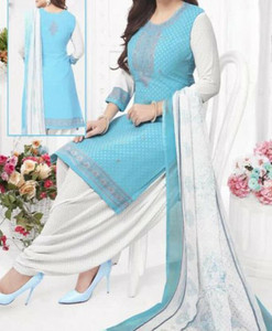 THIRA Crepe Paisley Salwar Suit Material