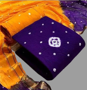 PRANJAL ART Cotton Blend Printed Salwar Suit Material