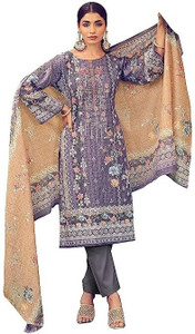 द्रविनाम ट्रेंड्स प्योर कॉटन एम्ब्रॉइडरेड सलवार सूट मटेरियल