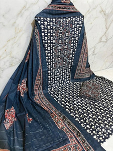krishna boutique Pure Cotton Printed Salwar Suit Material