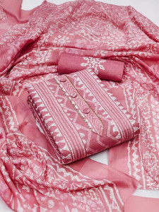 KenaEnterprises Cotton Blend Printed Salwar Suit Material