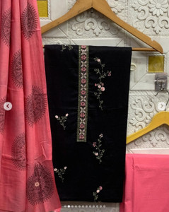 MYRAADESIGNER Pure Cotton Solid Salwar Suit Material