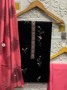 MYRAADESIGNER Pure Cotton Solid Salwar Suit Material