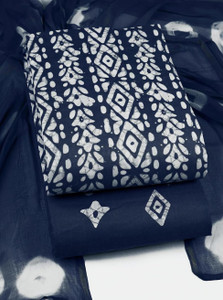 Sun Fashion And Lifestyle Cotton Blend Printed Kurta & Churidar Material