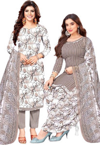 THIRA Crepe Printed Salwar Suit Material