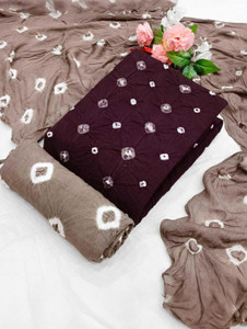 RAVI JANKI Viscose Rayon Dyed Salwar Suit Material