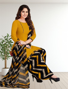 Bhavya Fashion Crepe Paisley Salwar Suit Material