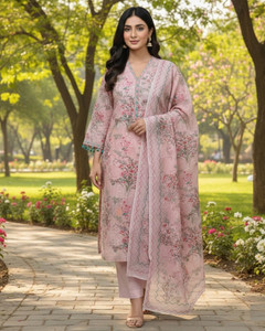 Kriti Pure Cotton Floral Print Salwar Suit Material