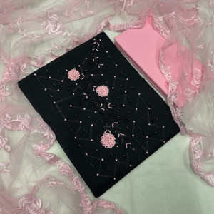 krishna boutique Pure Cotton Printed Salwar Suit Material