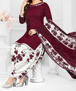 Maiyaash Crepe Self Design Salwar Suit Material