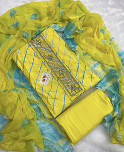 krishna boutique Pure Cotton Printed Salwar Suit Material