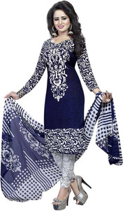 nayan Crepe Self Design Salwar Suit Material