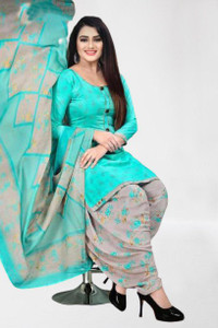 VERCO Crepe Printed Salwar Suit Material