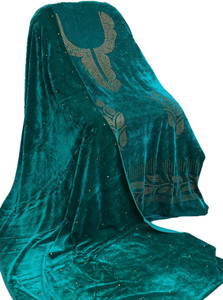 Maadwara Velvet Embroidered Salwar Suit Material