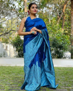 PITHAVADIWALA Pure Silk Solid, Animal Print, Checkered, Embroidered, Floral Print, Printed, Washed/Ombre, Colorblock Blouse Material