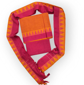 SHREE MAHAVEER HANDLOOMS Pure Cotton Self Design Salwar Suit Material