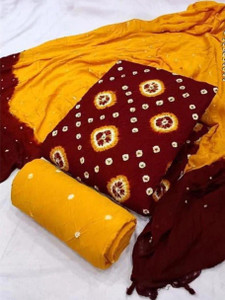 WINSSUTRA Pure Cotton Self Design Kurta & Churidar Material