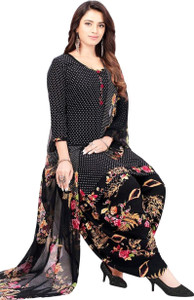 IYALAFAB Crepe Printed Salwar Suit Material