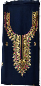 RADHE PRODUCTS Wool Embroidered Salwar Suit Material