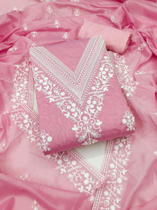Jasol NX Chanderi Embroidered Salwar Suit Material