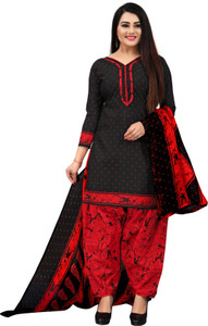 Rajnandini Cotton Blend Printed Salwar Suit Material