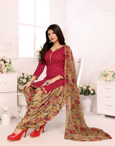 Vijay Deep Silk Mill Crepe Printed Salwar Suit Material