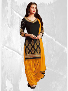 VERCO Crepe Printed Salwar Suit Material