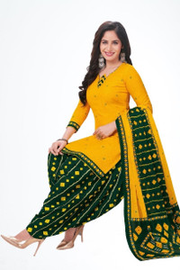 Wonaya Fab Crepe Self Design Salwar Suit Material