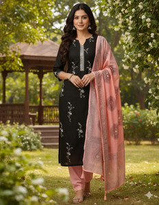 krishna boutique Pure Cotton Printed Salwar Suit Material