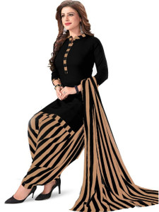 nayan Crepe Self Design Salwar Suit Material