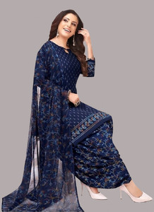 KurtiKo Crepe Self Design Salwar Suit Material