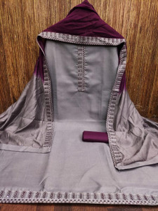 RIDANSH ENTERPRISE Cotton Silk Embroidered Kurta & Churidar Material